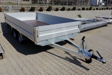 CONDOR III 4 x 2 m , DMC 2700 kg, burty alu, podjazdy (BESTTRAILERS)