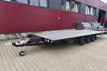 Laweta Warior NM Besttrailers 6,5 x 2,2m, DMC 3500kg, podjazdy, wciąga