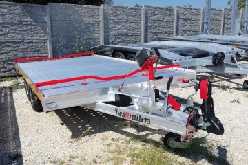 Laweta uchylna aluminiowa wykonana z paneli 100% LED (BESTTRAILERS)