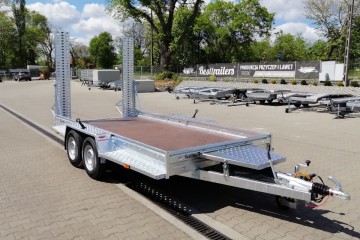 Przyczepa pod koparę 3m/3,5m/4m x 1,5m/1,75m/1,9m. DMC 2700-3500kg